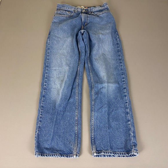 Vtg Levi's 569 Loose Straight Jeans Women's Size 18 Blue Denim Comfort Fit - Picture 1 of 14